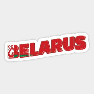 Belarus Vintage style retro souvenir Sticker